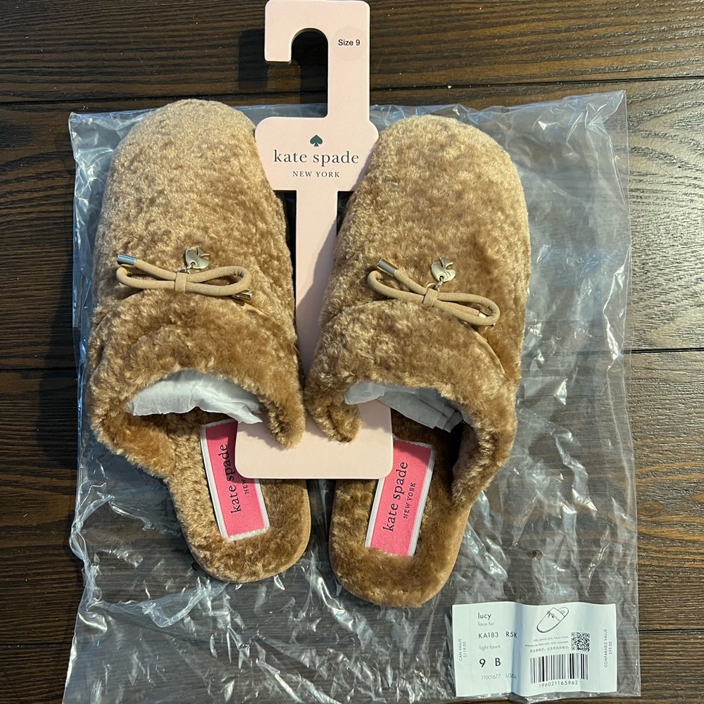NWT Kate Spade Size 9 Slippers